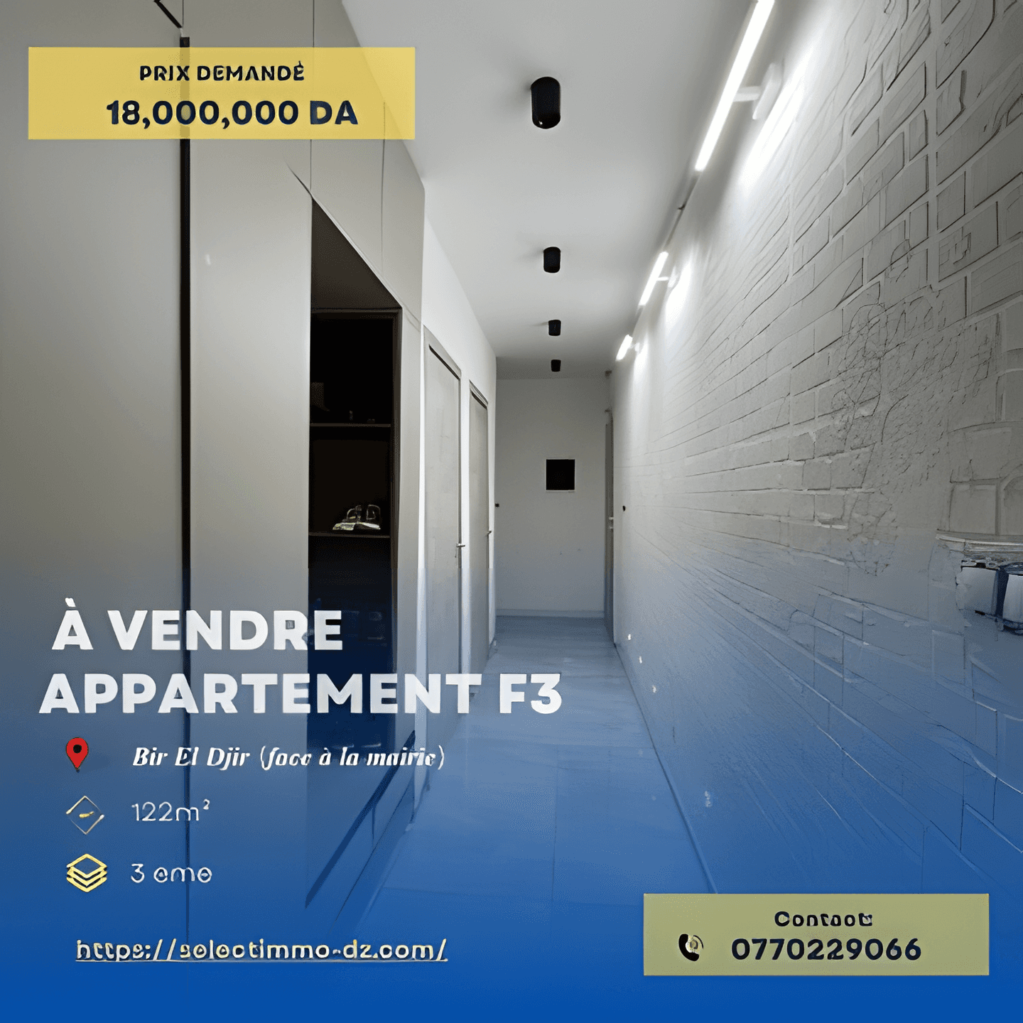Vente Appartement F3 Oran Bir El Djir - Photo 1