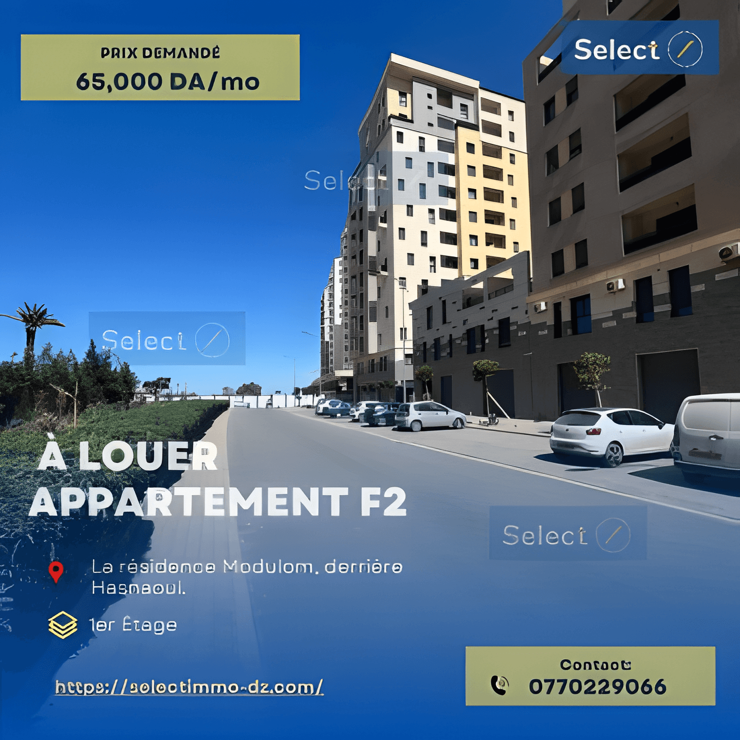 Location Appartement F2 Oran Oran